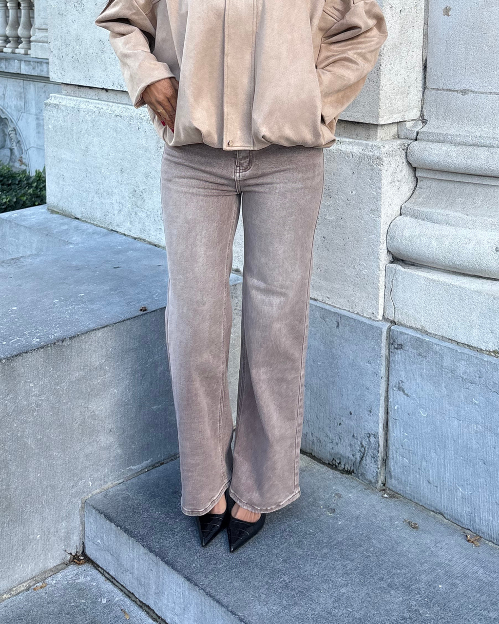 Jeans - Taupe