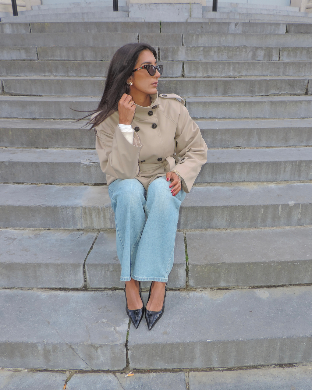 Trench Jas - Beige